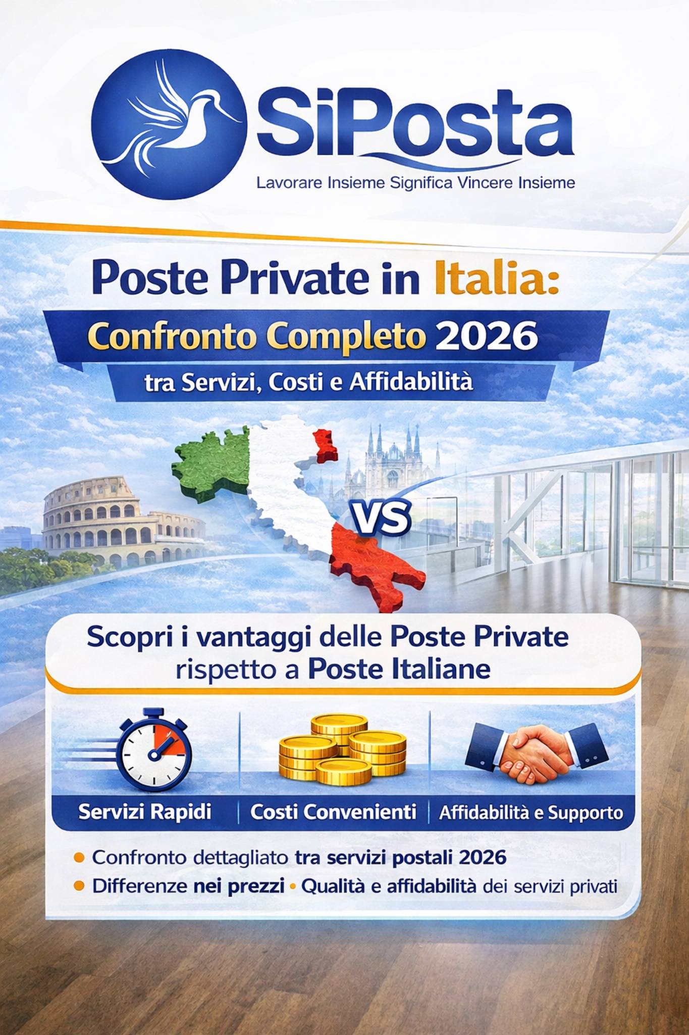 Poste Private in Italia 2026: confronto servizi, costi e affidabilità