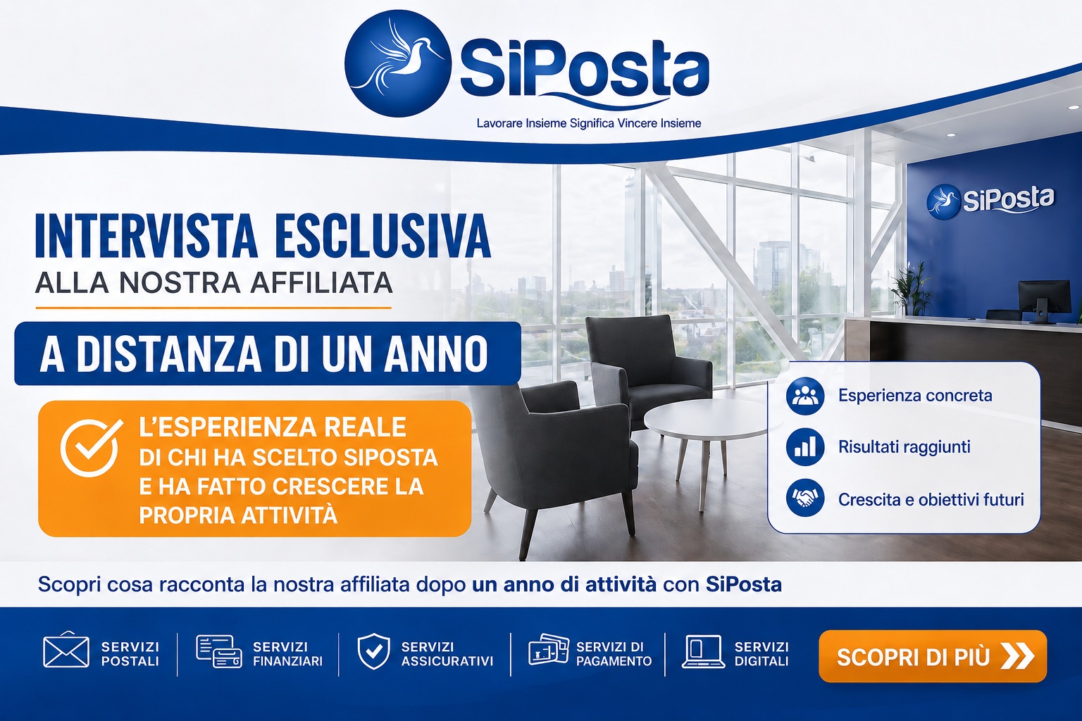 Intervista Affiliata SiPosta dopo un anno: crescita, fiducia e risultati concreti &ndash; l&rsquo;esperienza reale di chi ha scelto il franchising SiPosta
