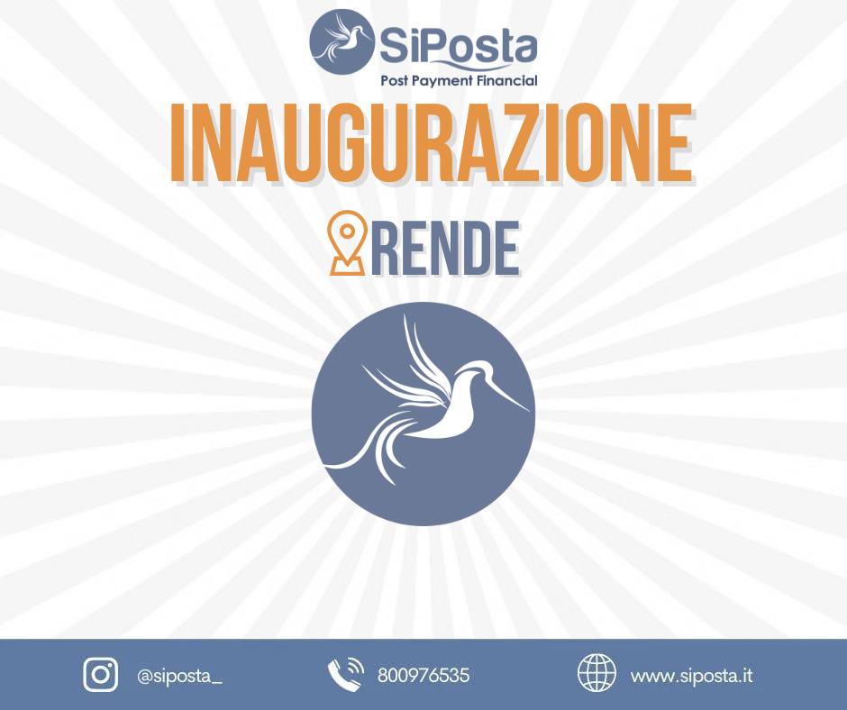 Nuova apertura Poste Private in Rende - Cosenza - Calabria