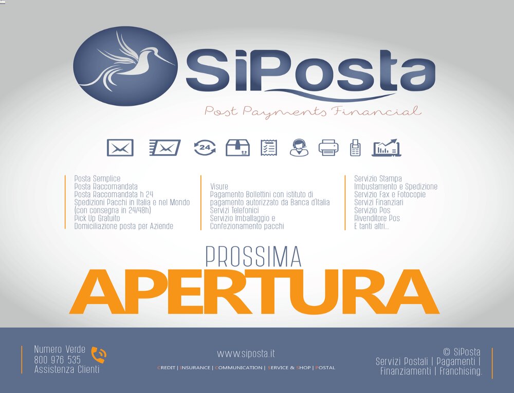 Nuova apertura Poste Private in Acconia